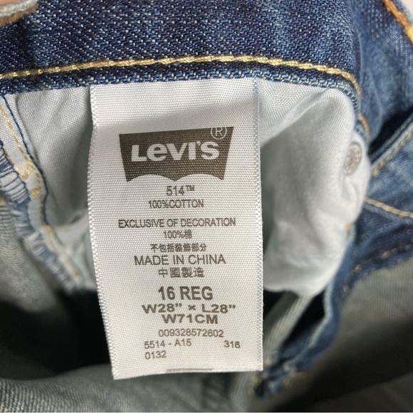 Levi’s 514 straight Jeans Size 16 regular 28 x 28 - Picture 8 of 8